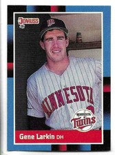 GENE LARKIN 1988 DONRUSS ROOKIE CARD NM-MT CONDITION. rookie card picture