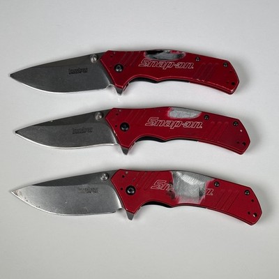 Kershaw Knockout Assisted Open Folding Knife 1870RDSO Snap-On (Lot of 3)