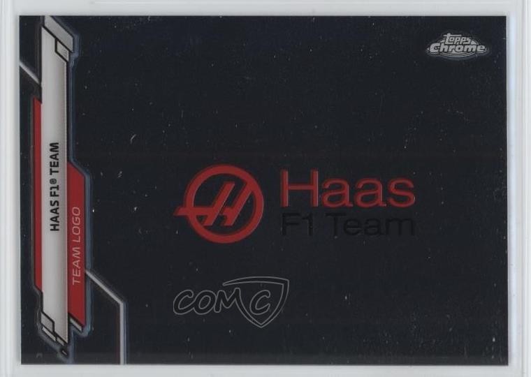 2020 Topps Chrome Formula 1 Team Logos Haas F1 Team #120 10dn