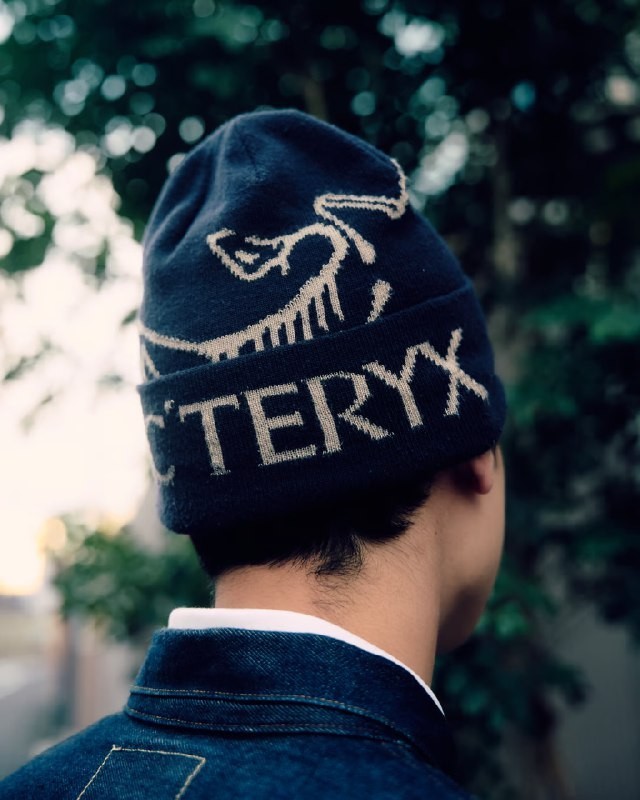 Arc'teryx Bird Head Toque Beanie Black Wool Hat Unisex Winter Cap