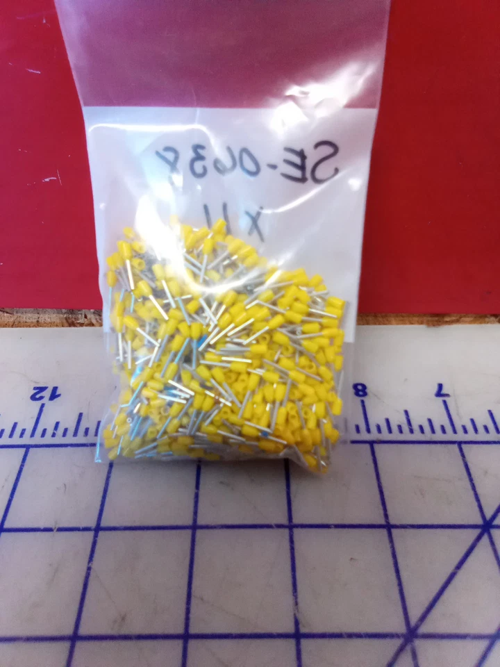 Phoenix Contact Misc Bagof Yellow Ferrals, SE-0638, X11 - Image 3 of 4