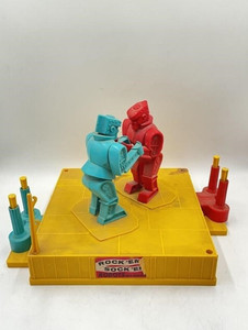 Vintage Rock'em Sock'em Robots by Marx 5015 1966