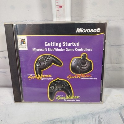 Original Vintage MICROSOFT SideWinder Game Controllers Software Ver 3.0