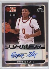 2021-22 Leaf Pro Set Power Base Silver Spectrum Foil 7/10 Boogie Ellis Auto v9t