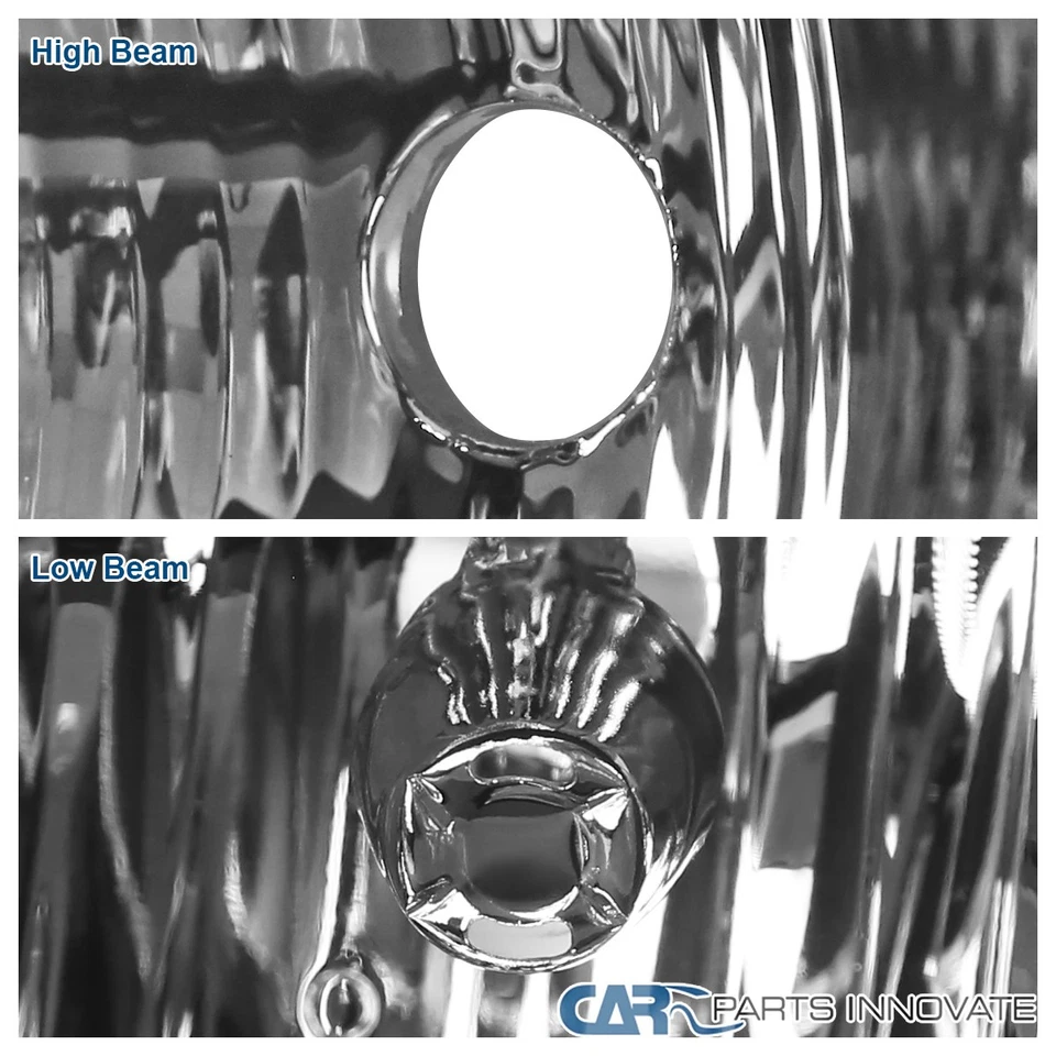 Fits 03-07 Chevy Silverado Headlights Bumper Lights Parking Lamps w/ LED Strips Foto 4 de 4