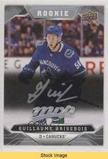 2019-20 MVP High Series Rookies Silver Script Guillaume Brisebois #224 READ 1tr