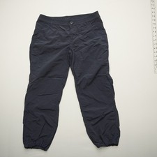 Eddie Bauer Womens Travex Capri Hiking Pants Size 2 Blue 100 Nylon Travel