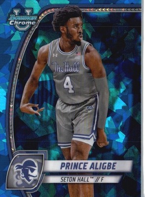 2024-25 Bowman University Chrome Sapphire #82 Prince Aligbe