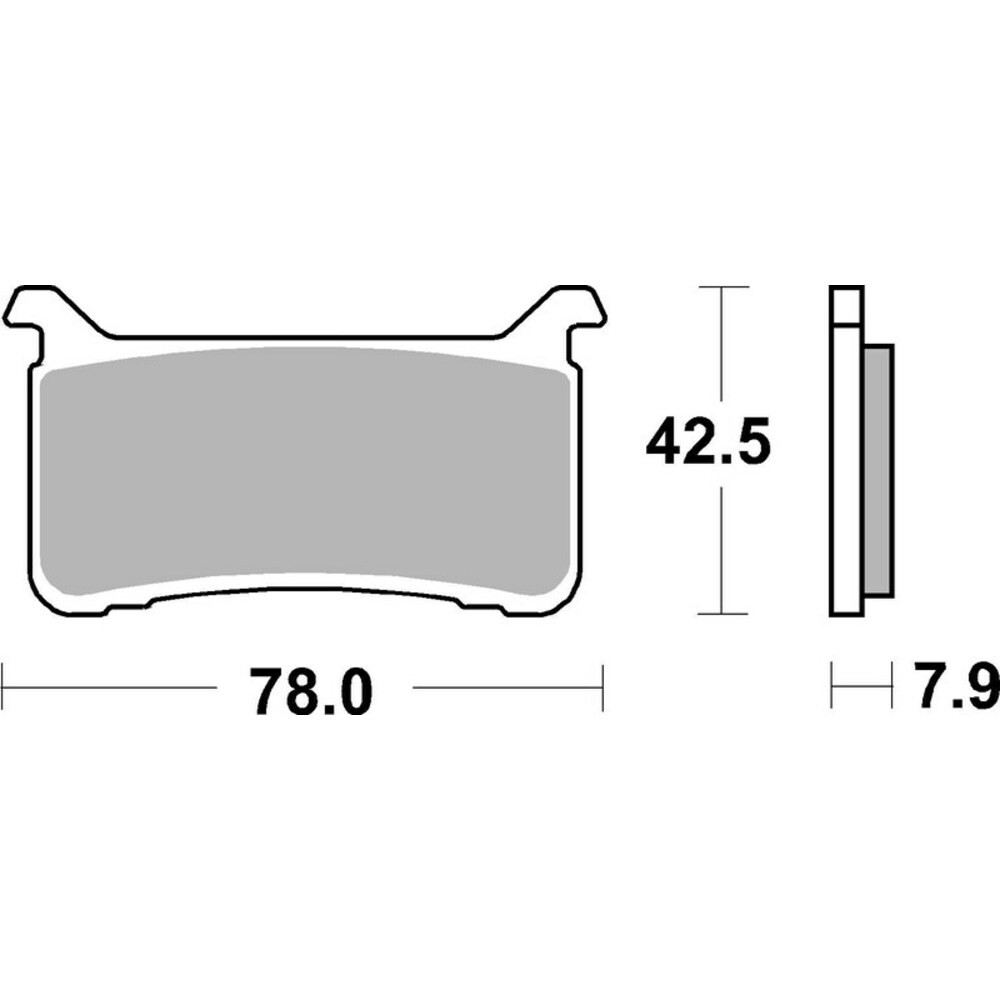 Sintered Racing Brake Pads Brembo 07HO63SR for Motorcycle Spare Parts