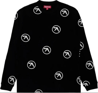 商*Y様 Supreme Aphex Twin Thermal Msize【最安 Brand New - Supreme x Aphex Twin Thermal Long Sleeve - Black