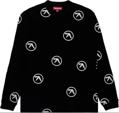Brand New - Supreme x Aphex Twin Thermal Long Sleeve - Black