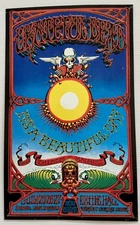 Hawaiian Aoxomoxoa Poster on Tin Grateful Dead Rick Griffin Hard to Find
