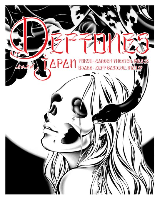 Deftones Japan Tour 2026 ポスター Deftones Japan Tour 2026 Tokyo And Osaka Event Poster | eBay
