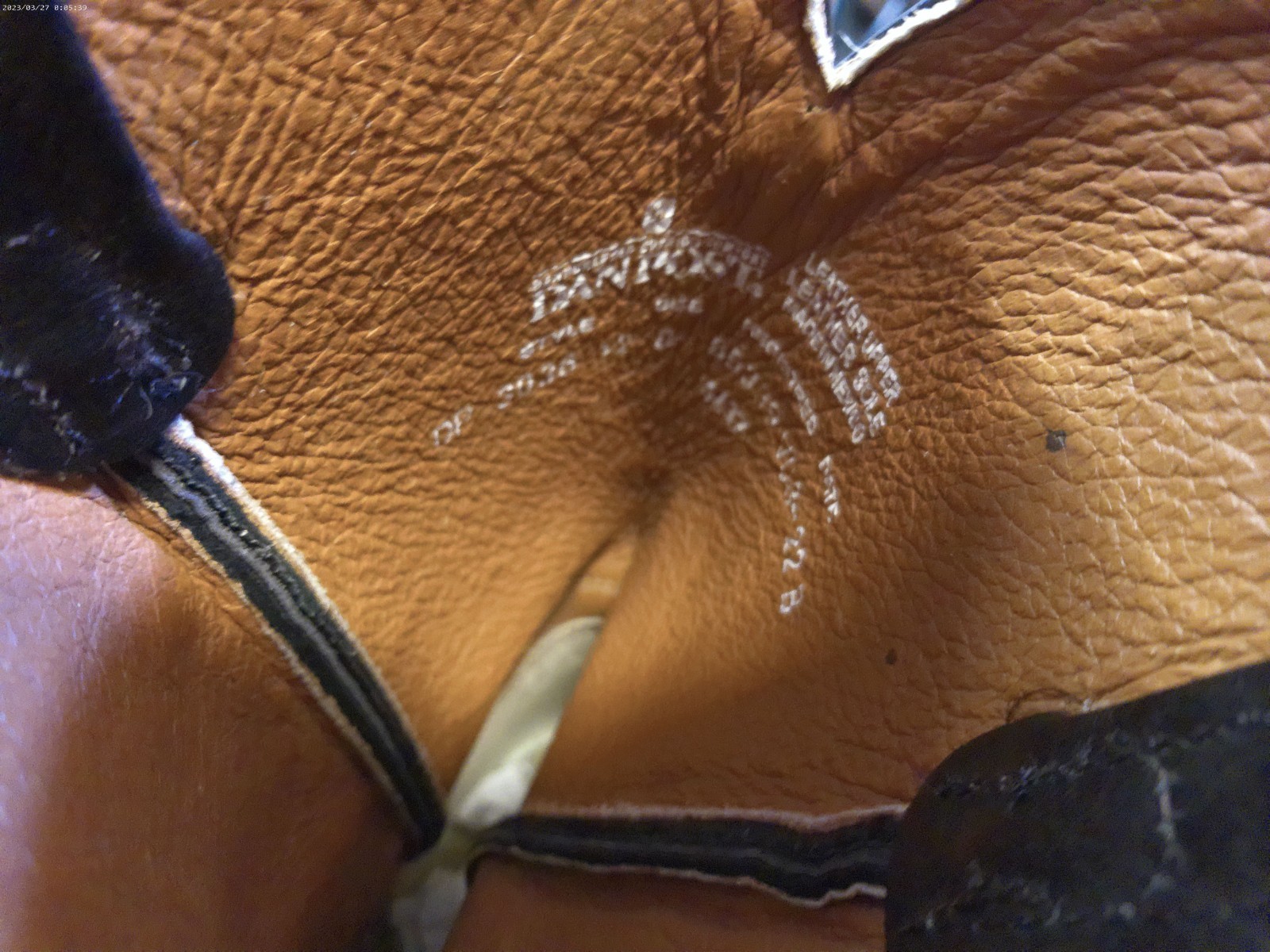 Rare Dan Post Snake Skin Python Leather Western C… - image 4