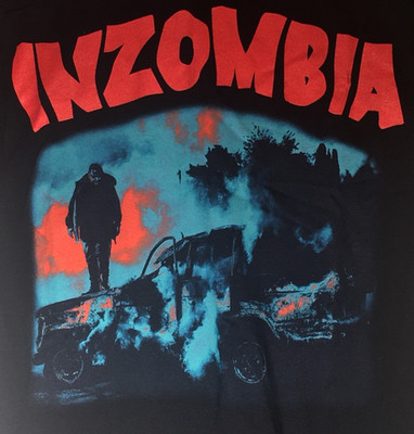 The Weekend 'Inzombia' Men's Medium T-Shirt Black/Orange - BRAND NEW OG