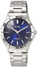 Seiko ALBA AQPK411 Quartz Men's Sports Blue Dial Watch Japan Analog New