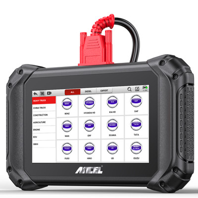 ANCEL V5 HD Heavy Duty Truck Diagnostic Tool Bi-directional For Kenworth Mack