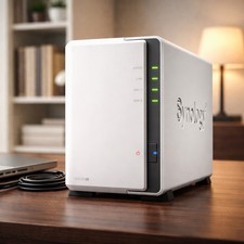 Synology DiskStation DS220 Desktop NAS 6TB 2x3TB Hard Drives Included Immaculate