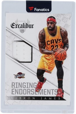 LeBron James Cavaliers 2014-15 Panini Excalibur Ringing Endorsements #6 Card