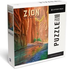 Zion National Park, Utah 1000 Pc Jigsaw Puzzle, Brand New-Sealed Box