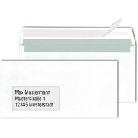MAILmedia BriefumschläGe DIN Lang Mit Fenster Weiß Haftklebend 500 St.