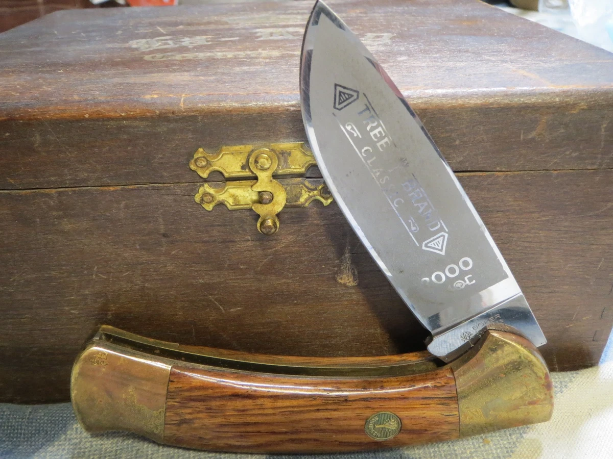 Böker Classic Wood Handle Collectible Modern Factory Manufactured 
