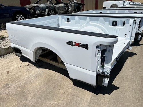 2023 Ford F250 SD Super Duty 8' Pickup Box White Zero Miles 2702732