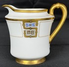 1900 Antique Haviland of France Porcelain Footed Creamer Oriental Decoration — photo 1