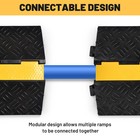 Yescom Cable Ramp 1 Channel Hose Cover 39.37"x22.83"x4.72" Speed Bump for Road — photo 2