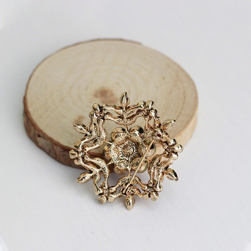 Broche Flor Cristal Estrás Copo de Nieve Broches Copo de Nieve Broche Prendedor - Imagen 2 de 11