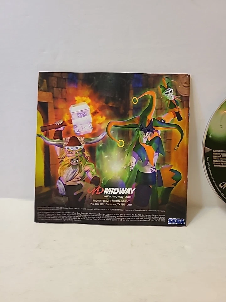 Gauntlet Legends (Sega Dreamcast, 2000) Juego y Manual Foto 3 de 4