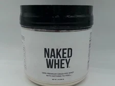 Naked Whey-100% Grass Fed Whey Protein Powder, 25g Protein, 5.9g BCAA, 1LB,6/27