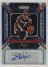 2023-24 Panini Prizm Sensational Signatures Blue 47/49 Rayan Rupert Auto 0xh3