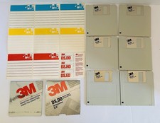 Set Of 6 3M DS DD 3.5 DISKETTES FLOPPY DISKS DOUBLE SIDED DOUBLE DENSITY