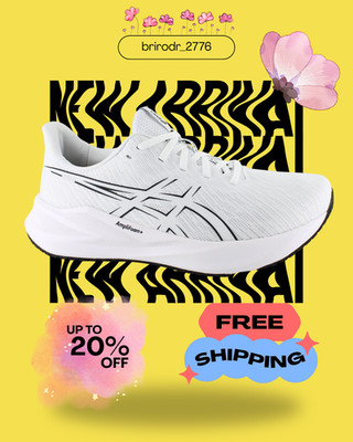 ASICS Men's VERSABLAST 4 Running Shoes White Black Athletic Sneaker Authentic