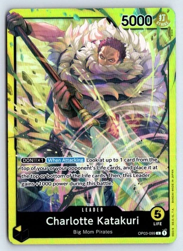 Charlotte Katakuri OP03-099 One Piece Starter Deck 20 NM