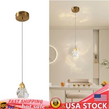 Kitchen Island Crystal Pendant Lamp Ceiling Light Fixture Chandelier Lighting
