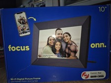 10" Wifi Digital Photo Screen Focus ONN Brand New Open Box Frameo Photo App