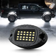 1 Pods Replacement Alloy White LED Rock Lights for 4/8/12/16/20 White LED Roc...