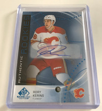 2025-26 SP GAME USED AUTHENTIC ROOKIES BLUE AUTOGRAPH RORY KERINS