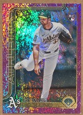 2025 Topps Update Gunnar Hoglund Rookie RC Pink Foil US254 NM  Oakland Athletics