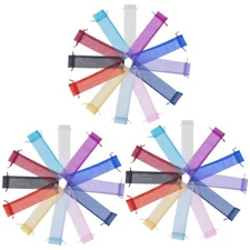 Healifty Organza Drawstring Bags Bulk 50Pcs Lightweight Tulle Pouches for Wed...