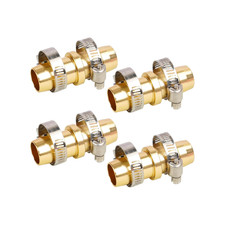 Garden Hose Repair Kit 4 Pack 3/4 5/8 Hose Connector Mender Clamp