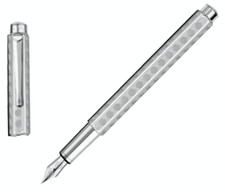 Caran d'Ache - Ecridor HERITAGE Fountain Pen - Platinum Coated - M Point