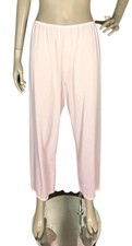 Vintage 60s Vanity Fair Silky Nylon Pink Pant Slip or Lounge Pajama Pants Medium