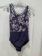 Mirella women  s jardin camisole leotard size medium purple