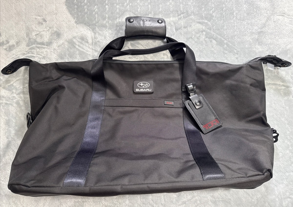 Tumi Black Travel Satchel Duffle Bag Subaru Corp Collection No