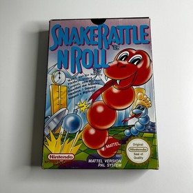 Snake Rattle 'n Roll (Nintendo NES, 1991 PAL A) Action-Adventure Manual Included