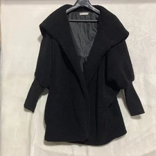 Z Avenue USA Wrap Jacket Cape Cloak Oversized Hood Shawl Cover Sherpa Retro 1XL