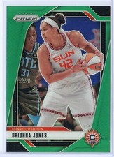 2024 Panini Prizm WNBA Green Prizm 27 Brionna Jones Connecticut Sun